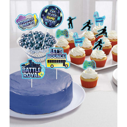Battle Royal Paper Cake Topper Kit 16pcs