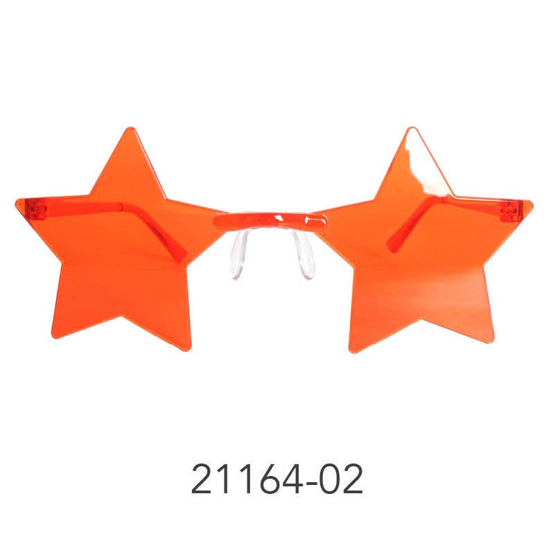 Party Glasses Perspex Star (Red) image 0