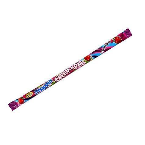 Jojo Stripple Taffy Rope Strawberry 25g