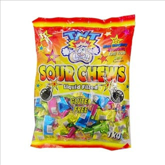 TNT Sour Chews 1kg