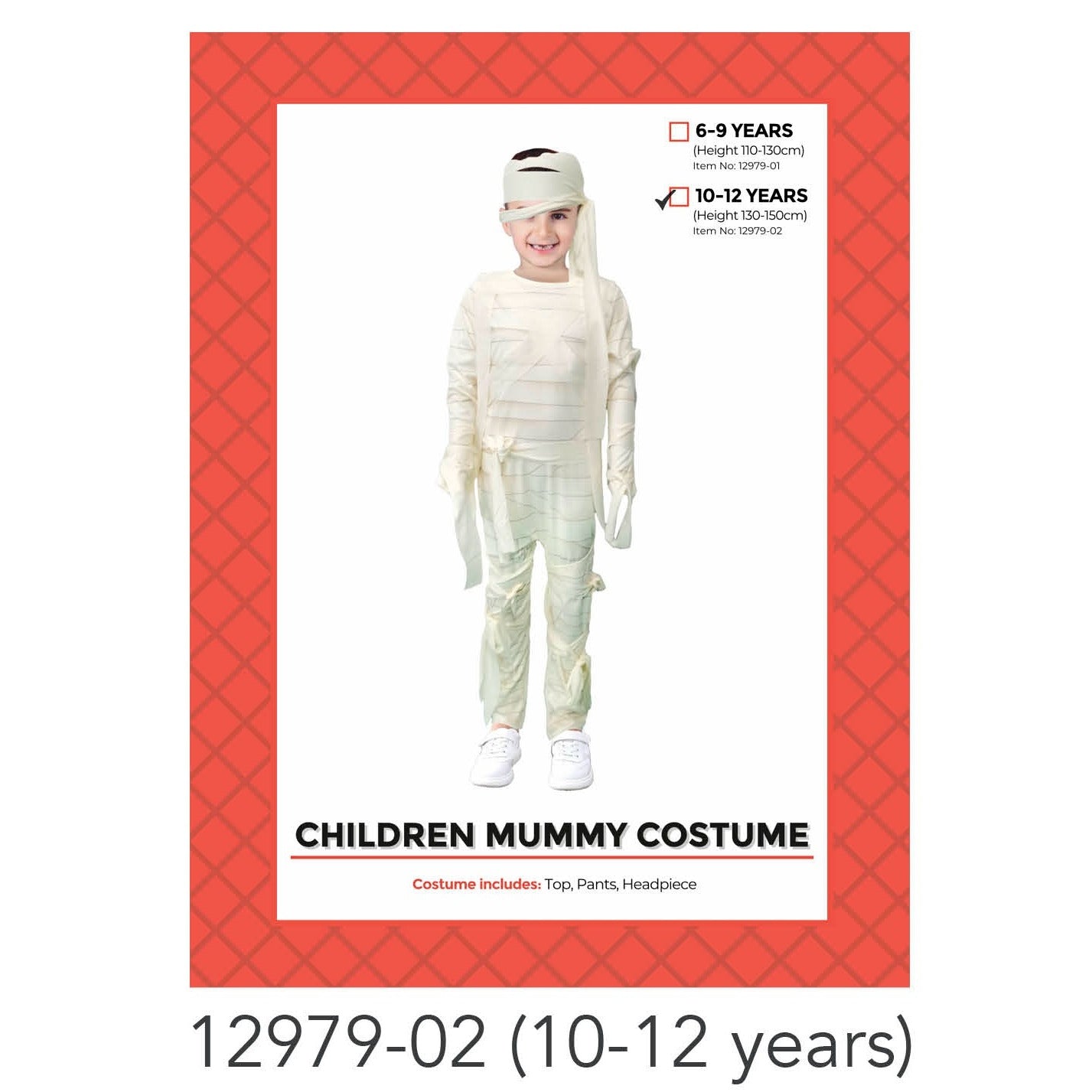 Children Mummy Costume 10-12 years image 0