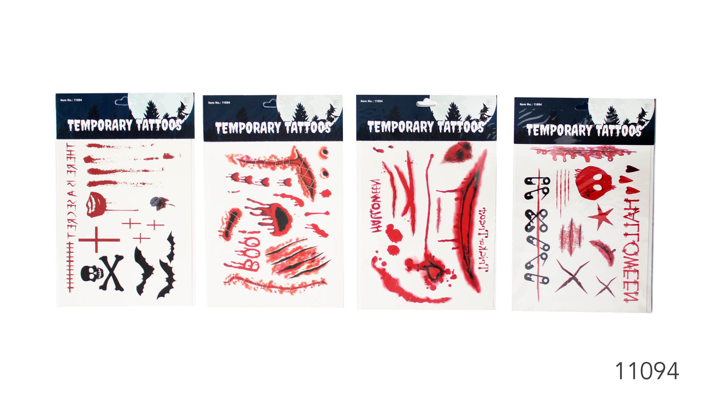 Halloween Temporary Tattoos