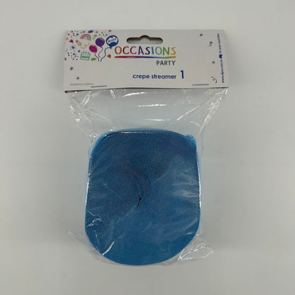 Paper Crepe Streamer 30m SKY BLUE image 0