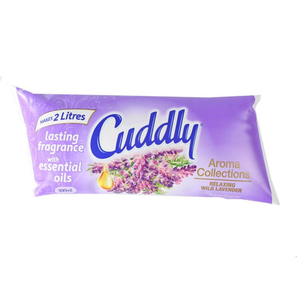 CUDDLY 300mL FABRIC CONDITIONER REFILL AROMA COLLECTIONS RELAXING WILD LAVENDER