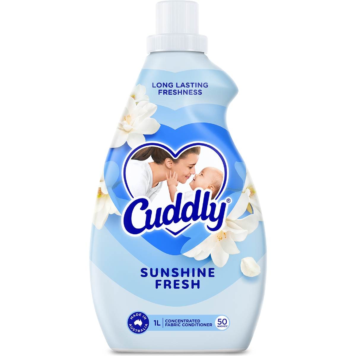 CUDDLY 1L FABRIC CONDITIONER SUNSHINE FRESH READY TO USE