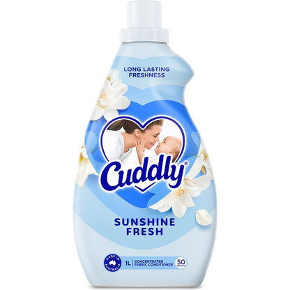 CUDDLY 1L FABRIC CONDITIONER SUNSHINE FRESH READY TO USE