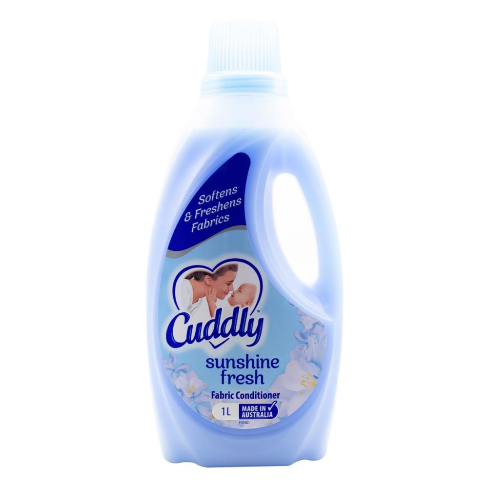 CUDDLY 1L FABRIC CONDITIONER SUNSHINE FRESH READY TO USE