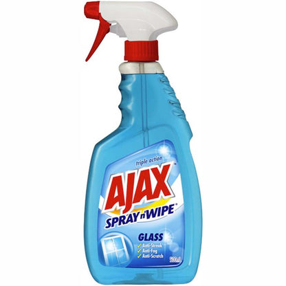 AJAX 500mL SPRAY N WIPE TRIGGER GLASS CLEANER
