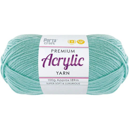 Acrylic Yarn 100g 189m 8ply - Mintox