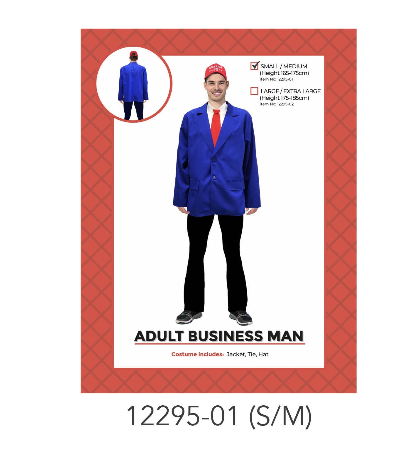Adults Business Man Costume (S/M)