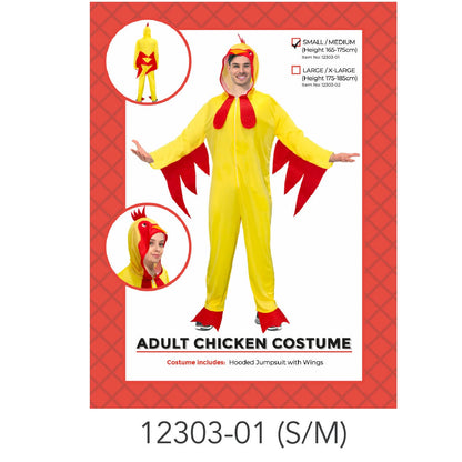 Adult Chicken Costume S/M