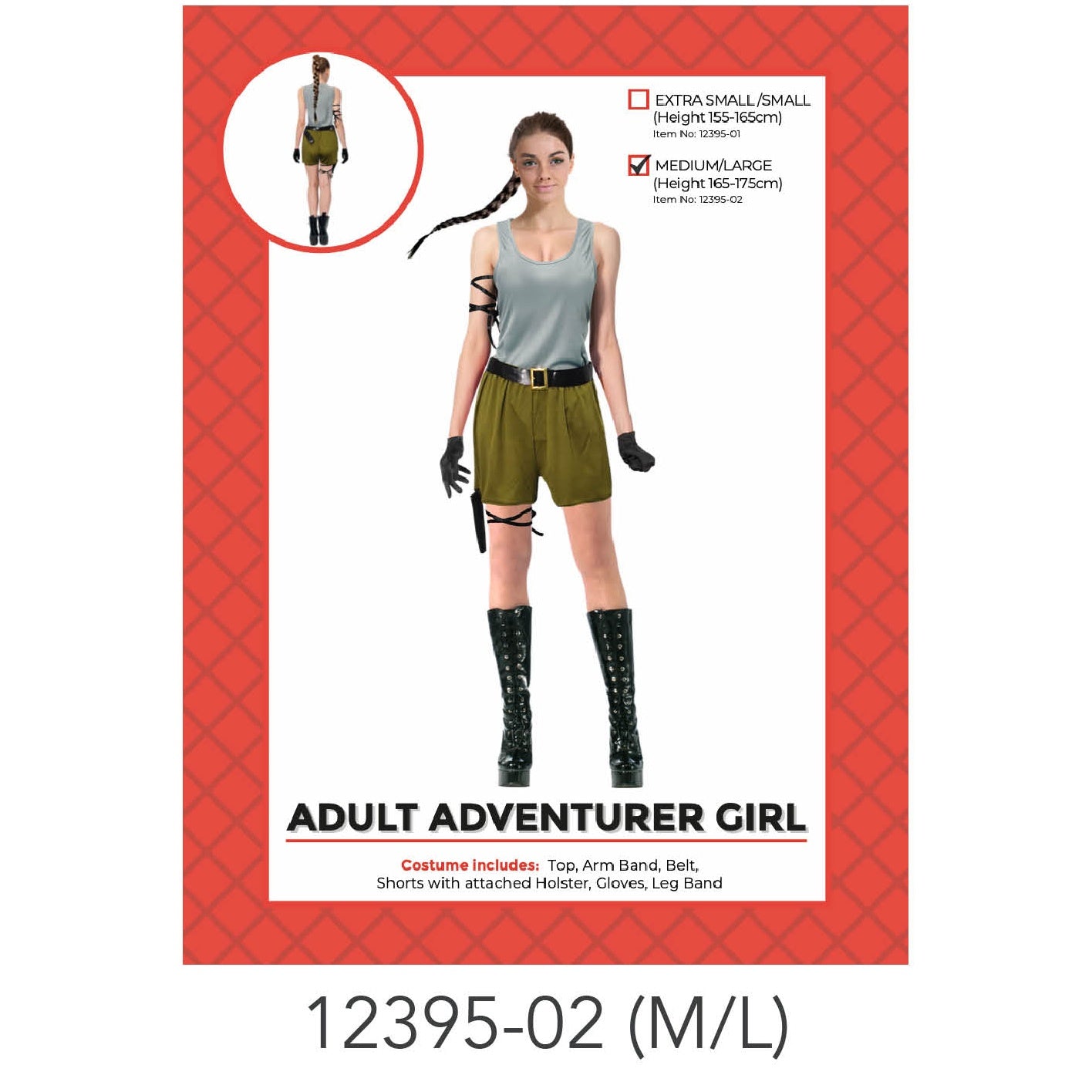 Adult Adventurer Girl Costume (M/L)