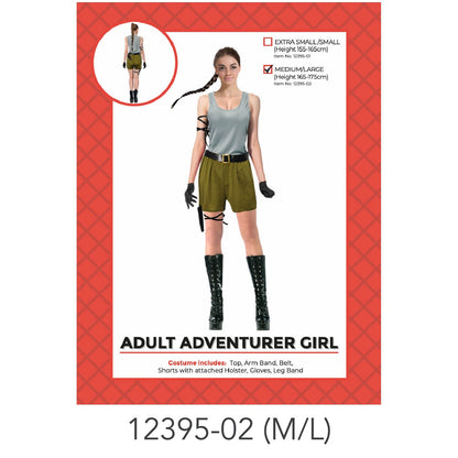 Adult Adventurer Girl Costume (M/L)