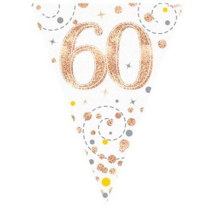 Sparkling Fizz Rose Gold Bunting 3.9m #60 image 0