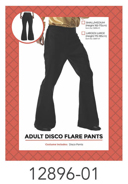 Adult Disco Pants (S/M) Black