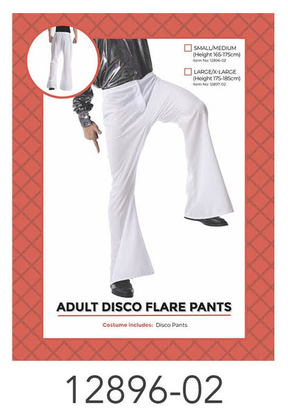 Adult Disco Pants (S/M) White