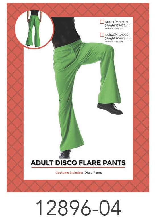 Adult Disco Pants (S/M) Green