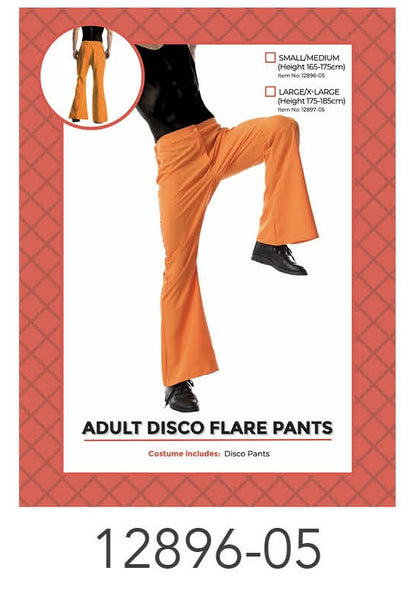Adult Disco Pants (S/M) Orange