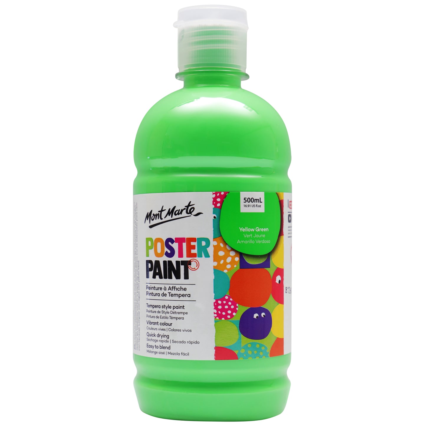 Poster Paint 500ml - Yellow Green image 0