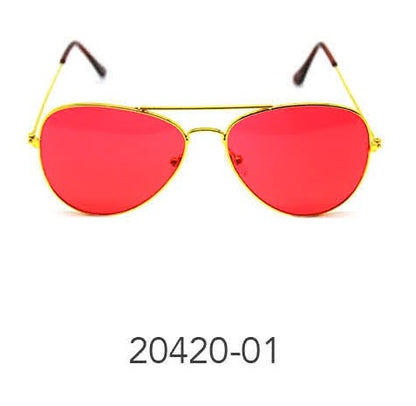 Party Glasses Aviator (Red) image 0