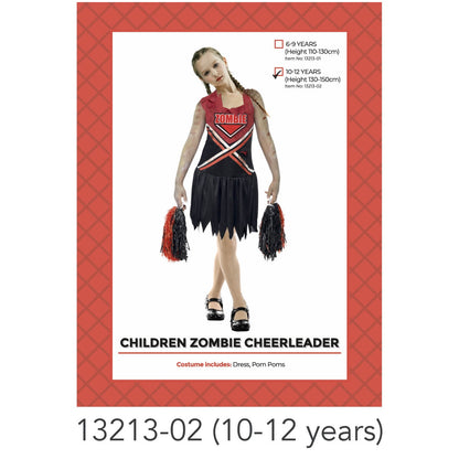Children Zombie Cheerleader Costume (10-12 years)