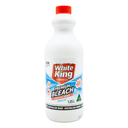 WHITE KING 1.25L PREMIUM BLEACH REGULAR