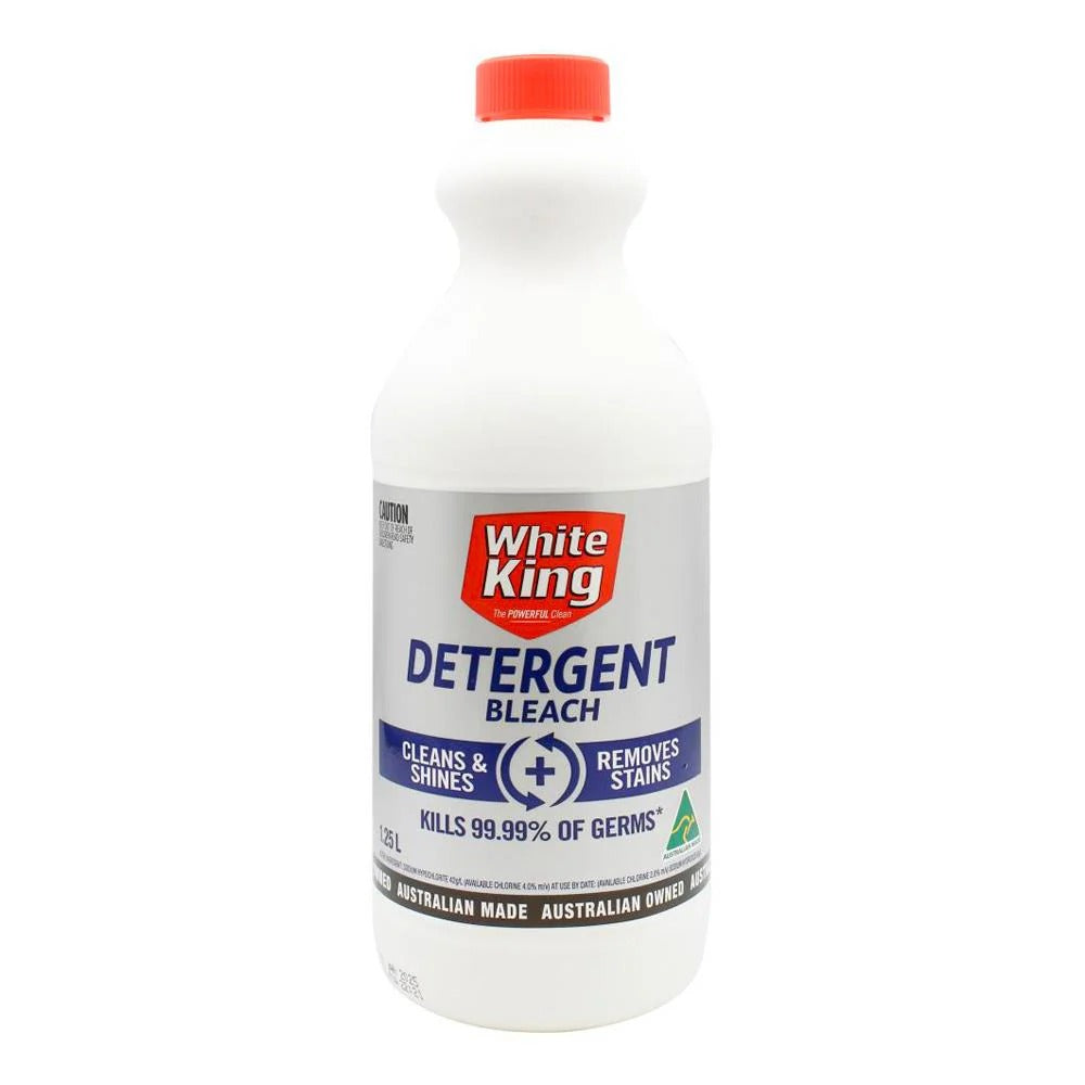 WHITE KING 1.25L DETERGENT BLEACH