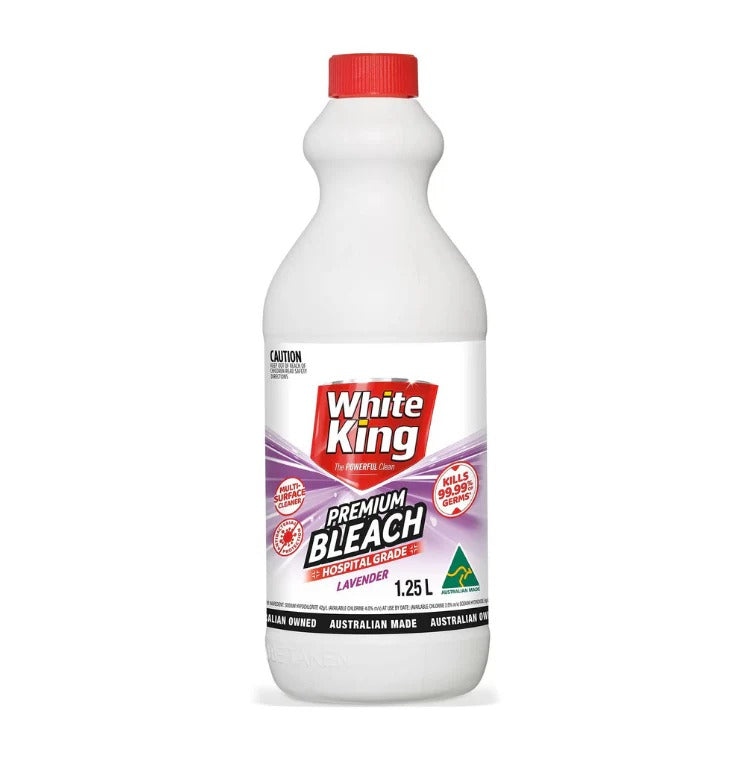 WHITE KING 1.25L PREMIUM BLEACH LAVENDER