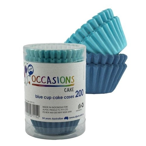 CUPCAKE CASES 200 BLUES ASSTD image 0