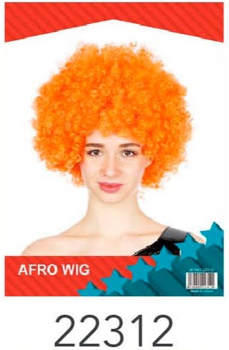 Afro Wig Orange image 0