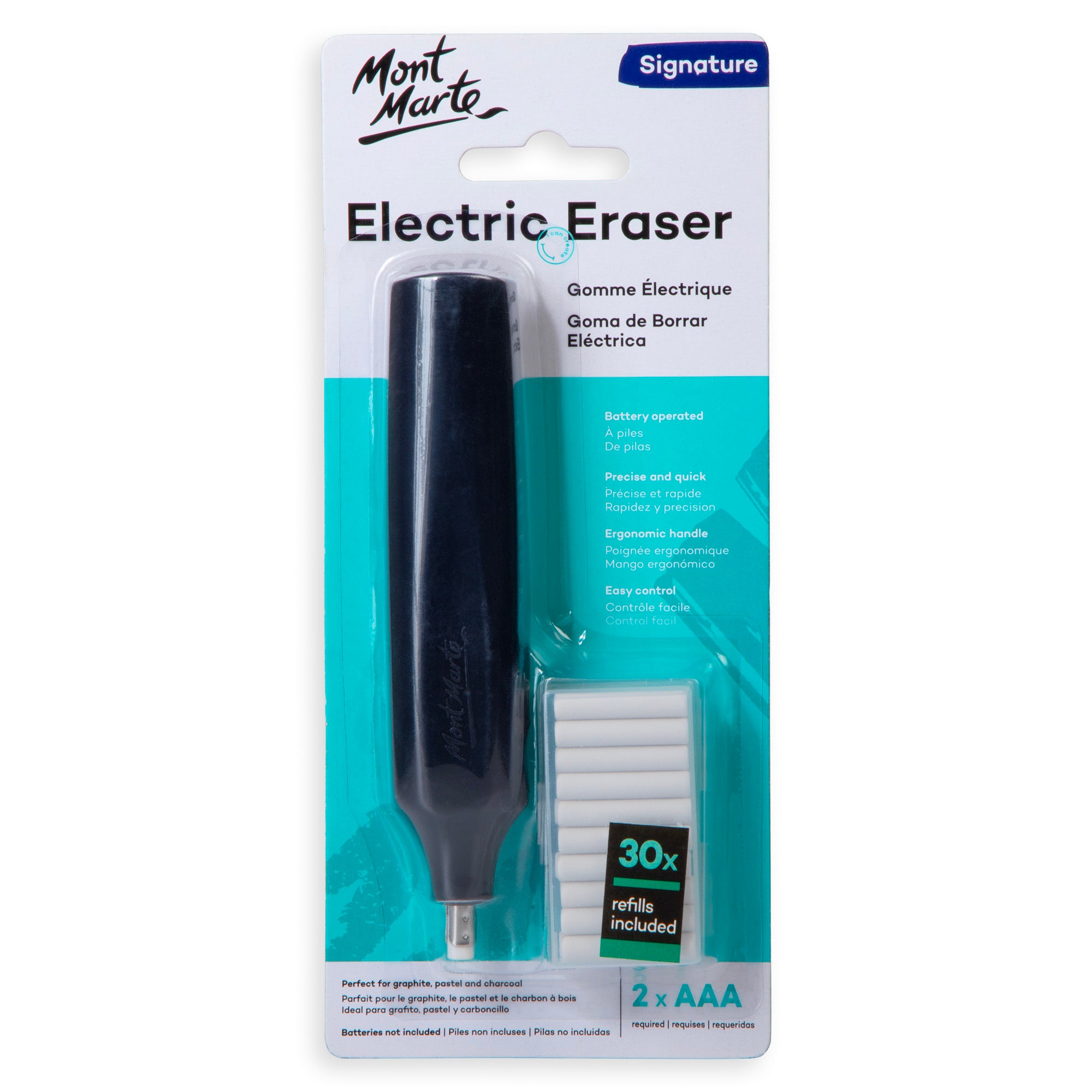 Electric Eraser with 30pc Erasers image 0