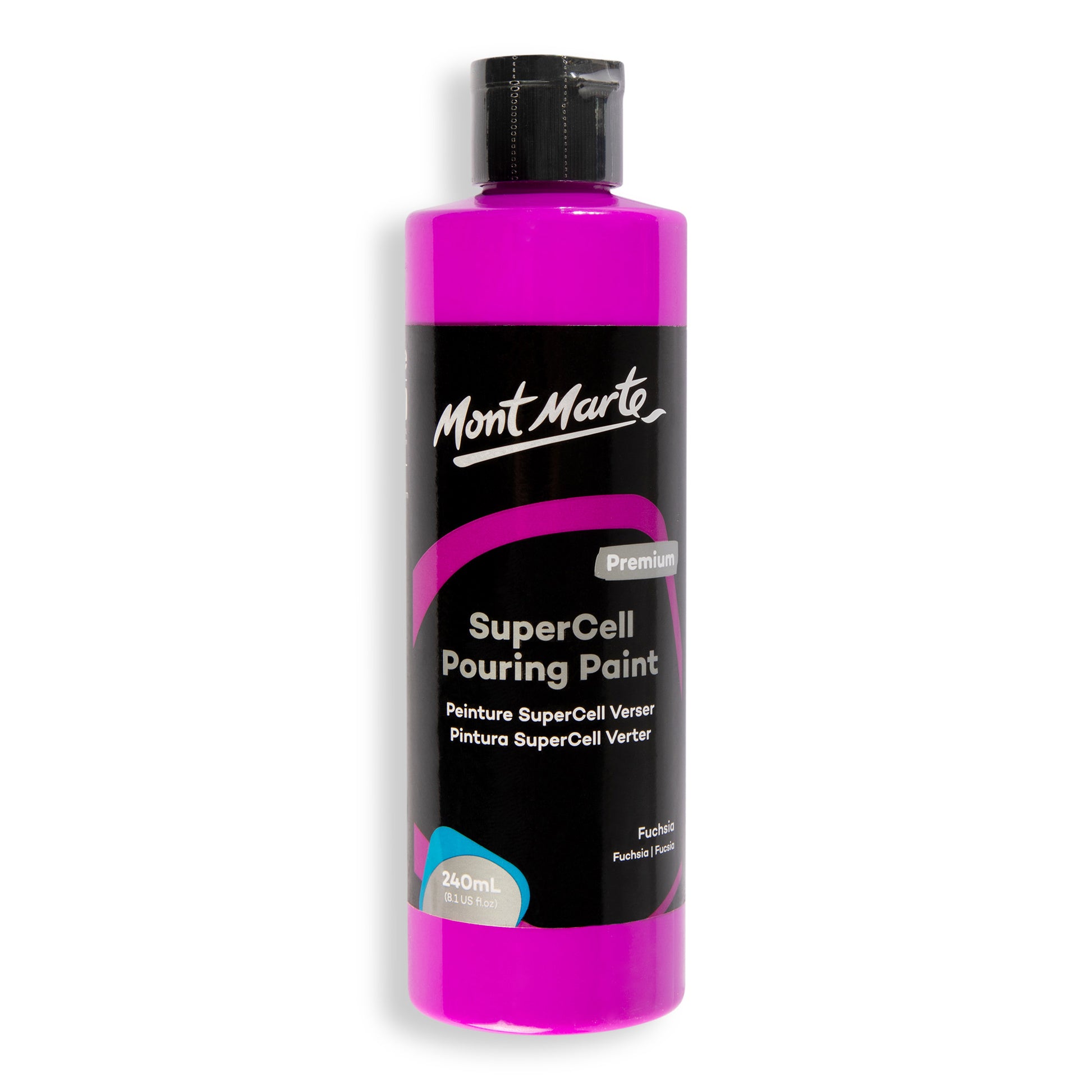 SuperCell Pouring Paint 240ml - Fuchsia image 0