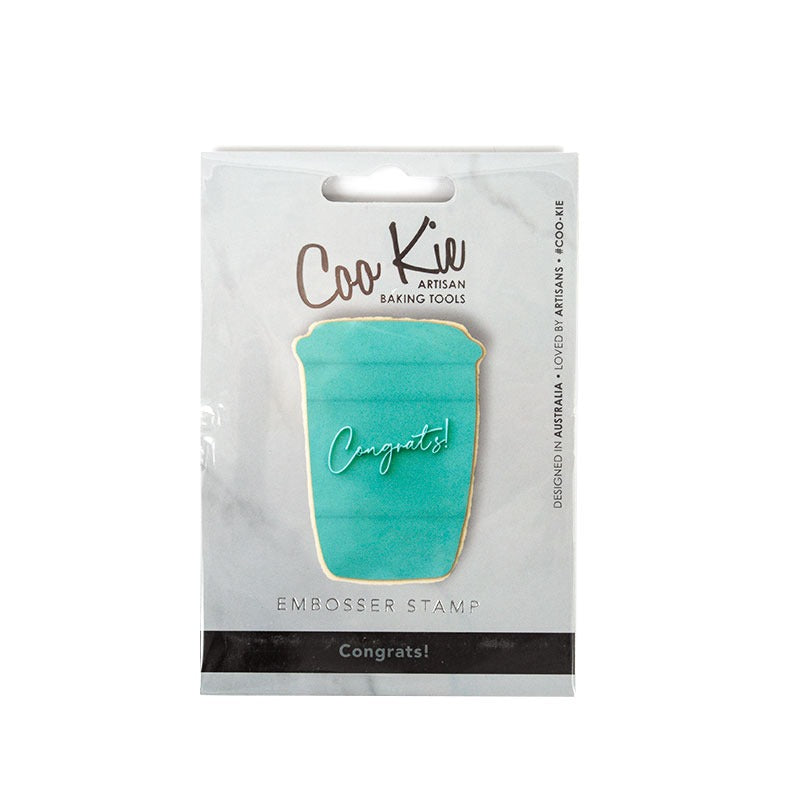 COO KIE Embosser Stamp - CONGRATS image 0