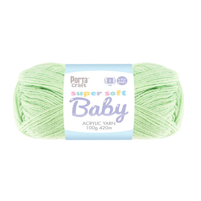 Super Soft Baby Acryl Yarn 420m 4ply Mint