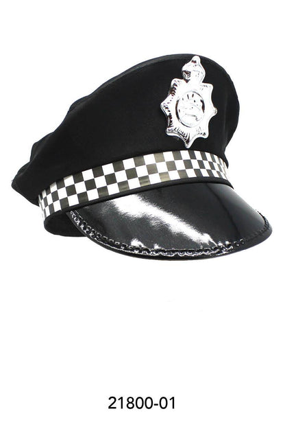 Police Officer Hat (Black) image 0