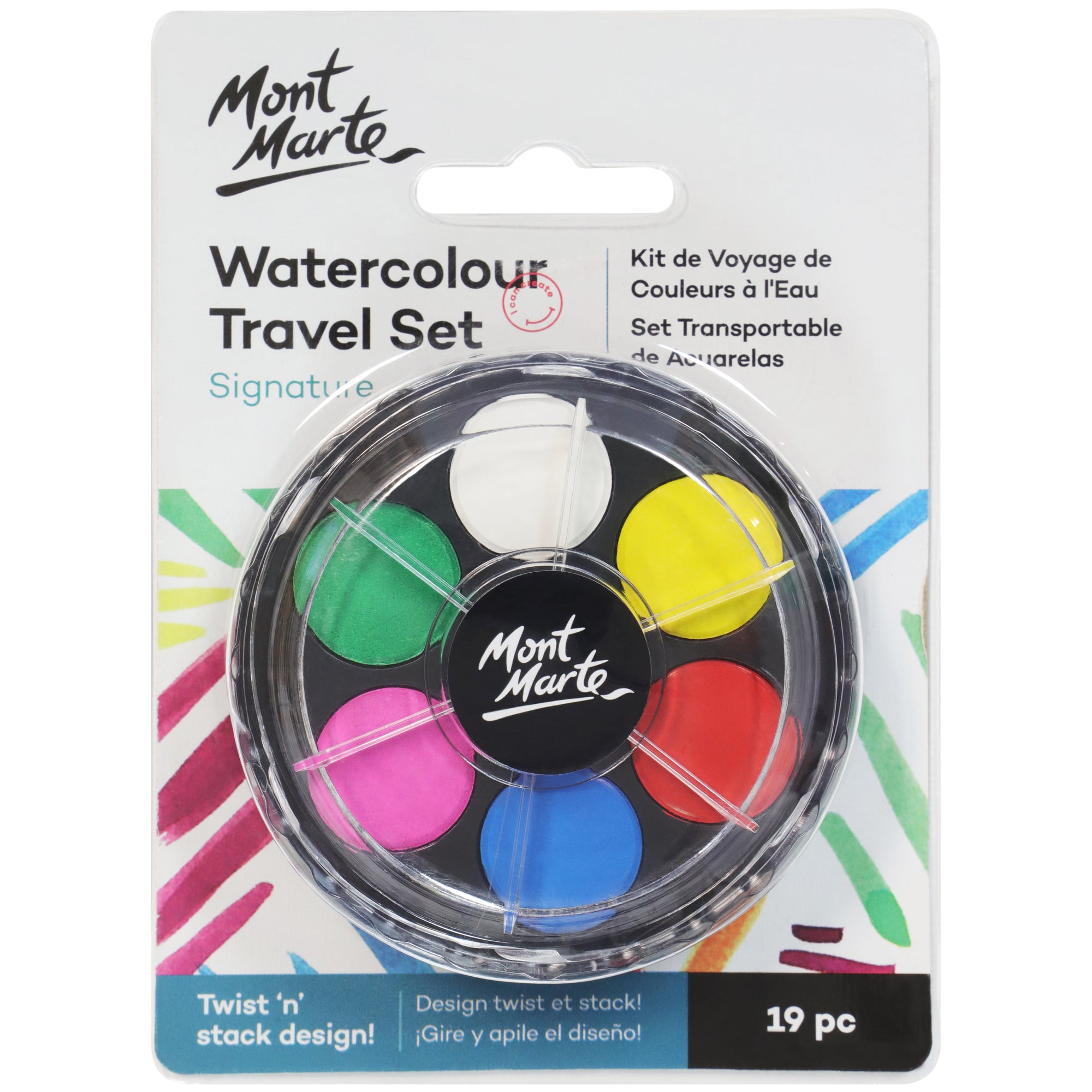 Watercolour Travel Set 19pc image 0
