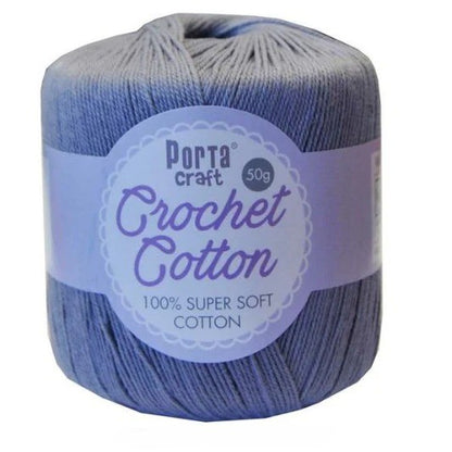 Crochet Cotton 50g 8ply Cloud