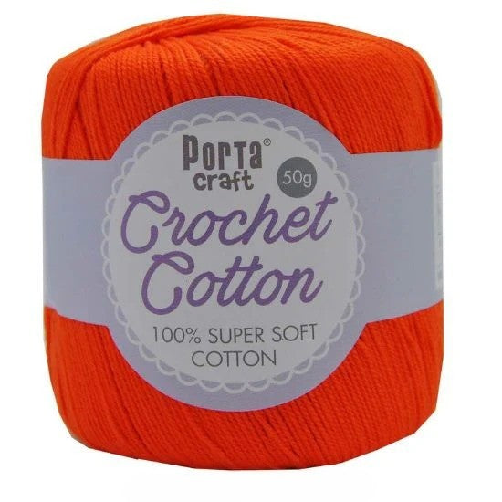 Crochet Cotton 50g 8ply Sunkist