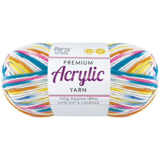 Acrylic Yarn 100g 189m 8ply - Circus