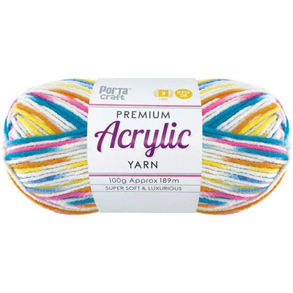 Acrylic Yarn 100g 189m 8ply - Circus