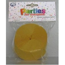 Paper Crepe Streamer 30m NATIONAL GOLD image 0