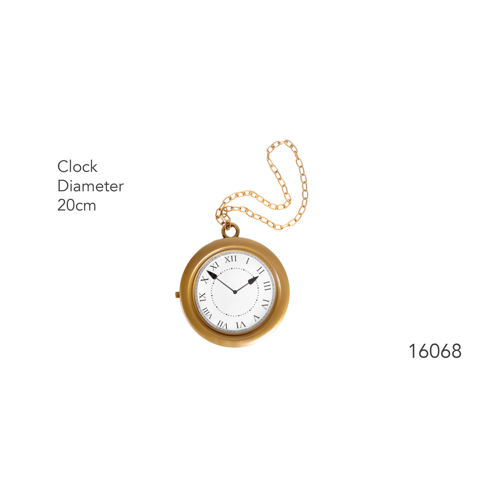 Giant Clock Necklace