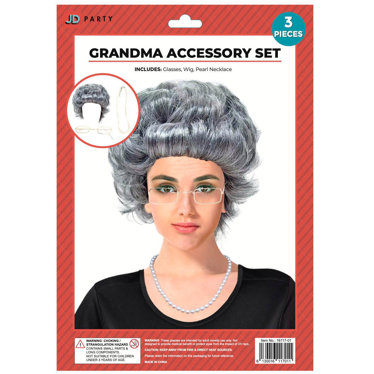 Grandma Accessory Set - Grey
