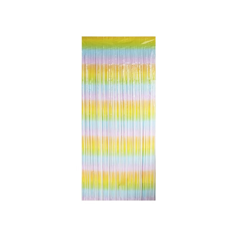 Pastel Rainbow Door Curtain 1m x 2m image 0