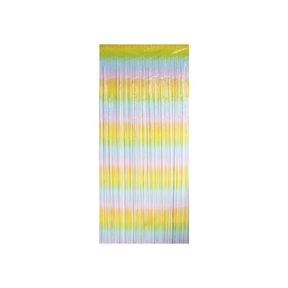 Pastel Rainbow Door Curtain 1m x 2m image 0