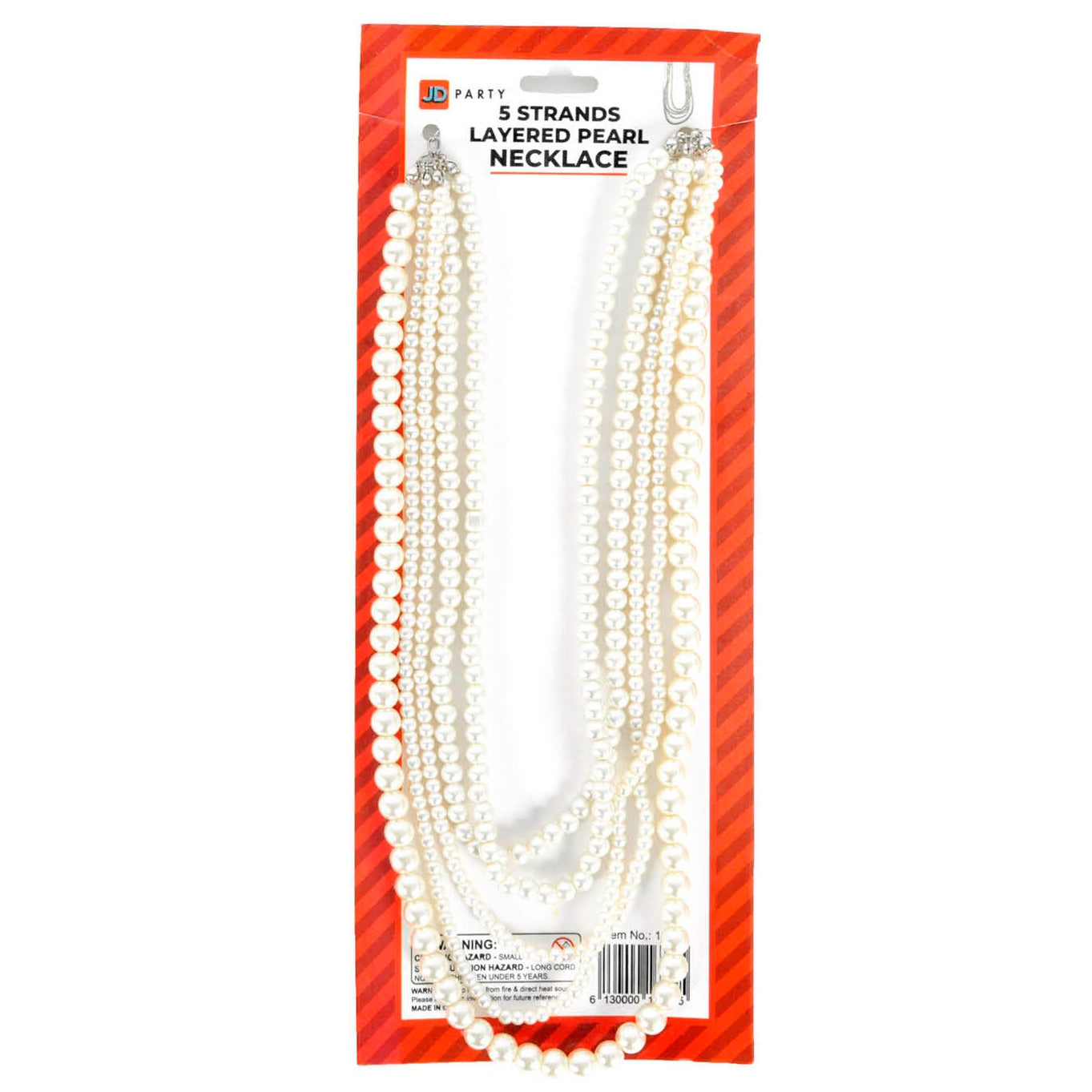 5 Strands Pearl Necklace