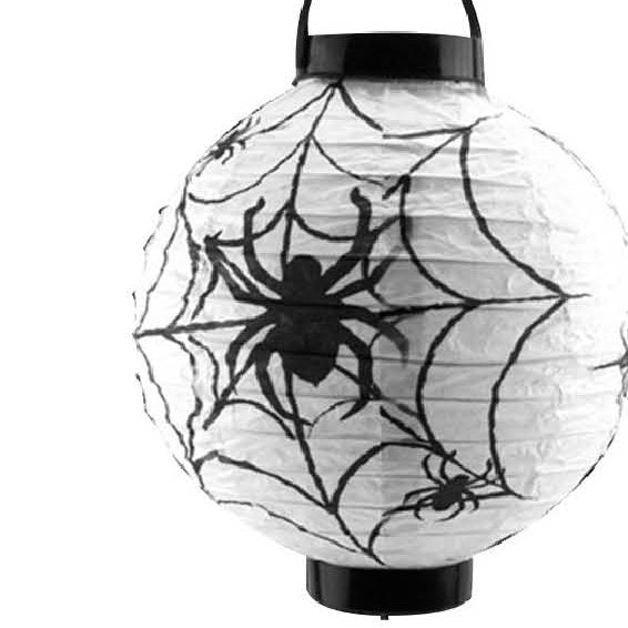 Halloween Lantern with Light (Spider)