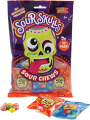 Sour Skulls Sour Chews 10pk 100g