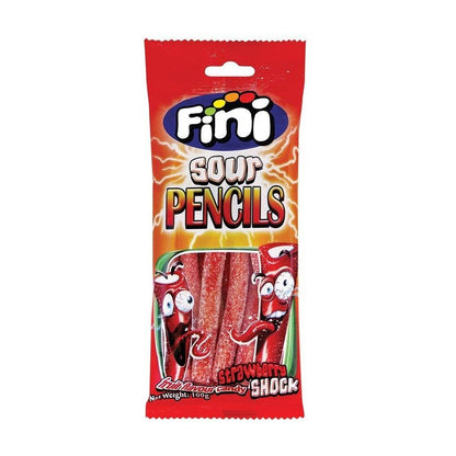 Fini Sour Pencils Strawberry 100g