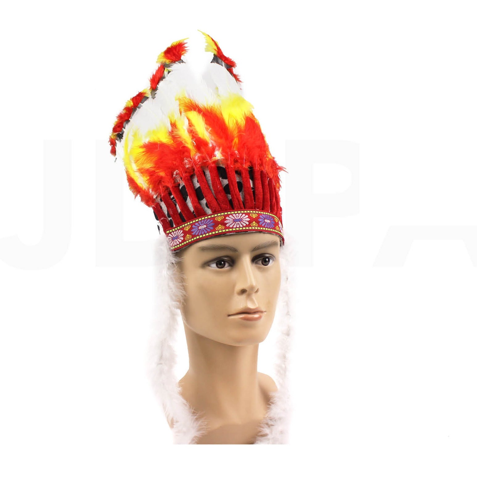Red Indian Headband Deluxe image 0